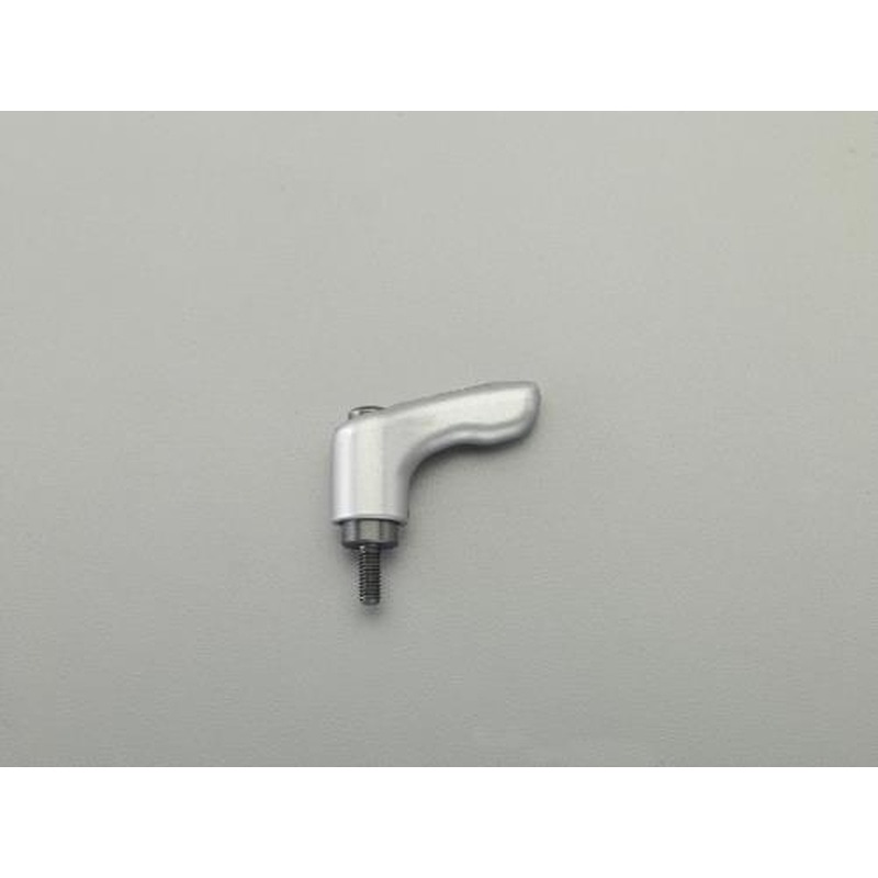 エスコ EA948CB-313 M5x25mm雄ねじミニクランプレバー(シルバー) 1個（ご注文単位1個）【直送品】