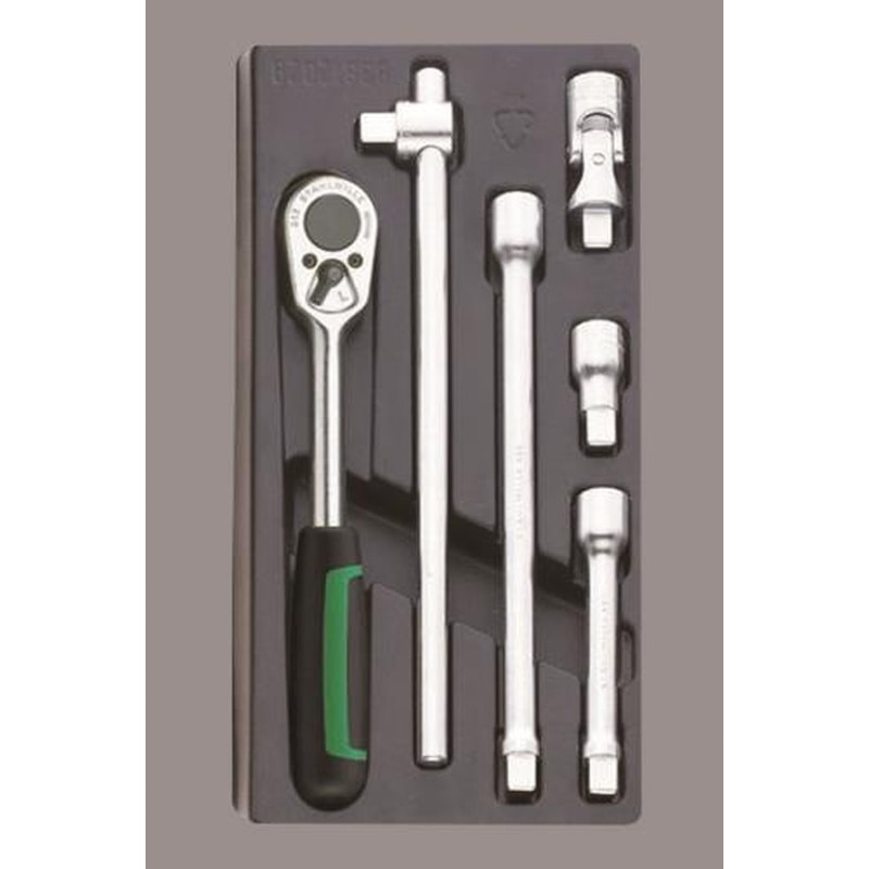 エスコ EA612TK-12 1/2”DRラチェットハンドルセット 1個（ご注文単位1個）【直送品】