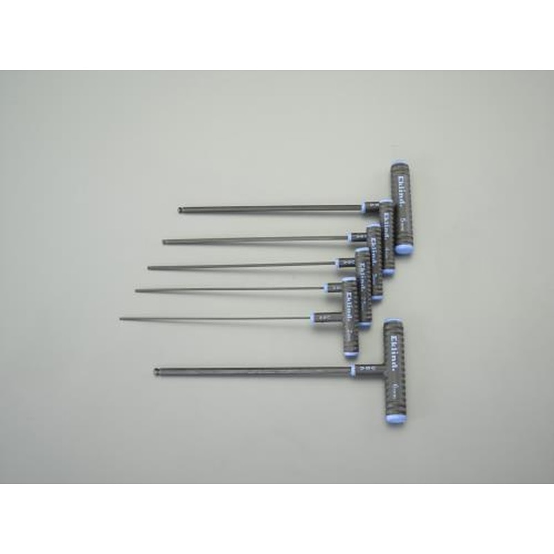 エスコ EA573BR-1 2-6mm/230mm6本組［BallHexagon]T型レンチ 1個（ご注文単位1個）【直送品】