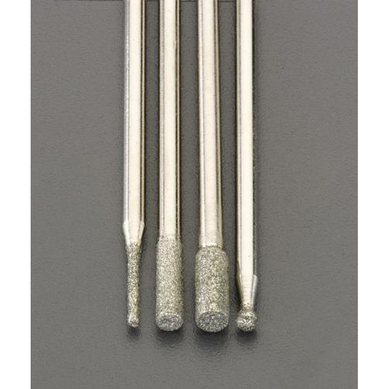 エスコ EA819WM-38 4本組ダイヤモンドビット(2.35mm軸) 1個（ご注文単位1個）【直送品】