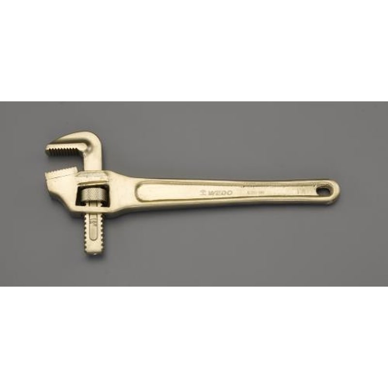 エスコ EA643AE-250 250mm/48mmパイプレンチ(ベント・ノンスパーキング) 1個（ご注文単位1個）【直送品】