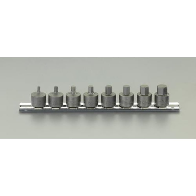 エスコ EA618BZ-100 3/8”DR/3mm-12mm［INHEX]ビットソケットセット 1個（ご注文単位1個）【直送品】