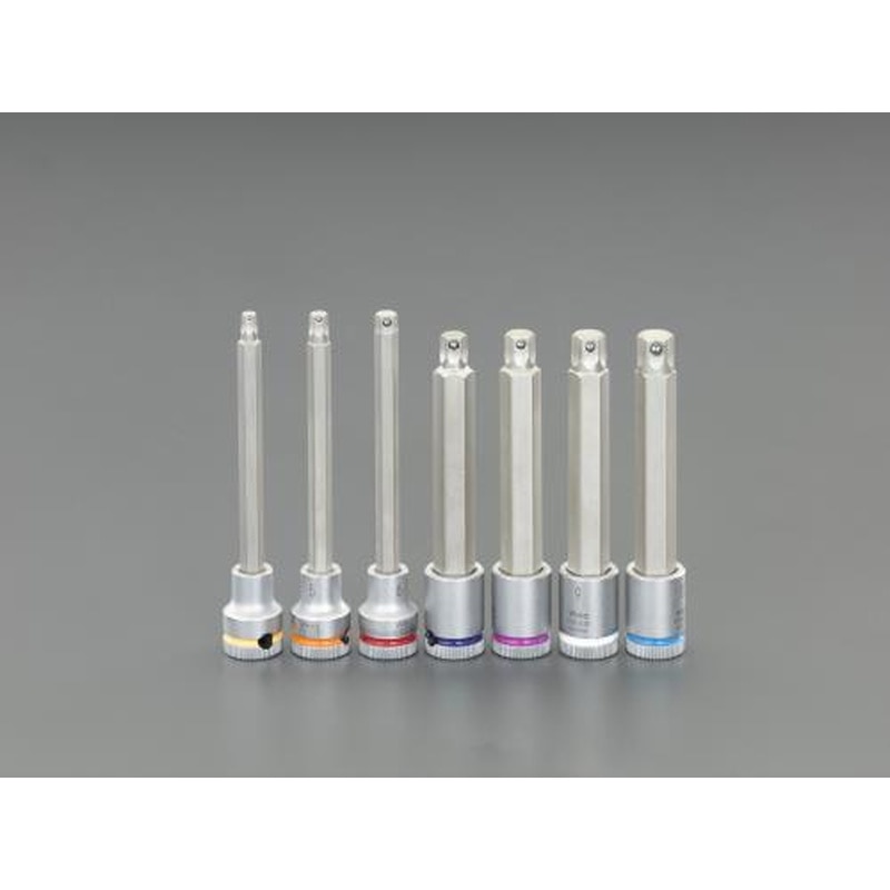 エスコ EA617AK-833 3/8”DR/7点［Hex-Plus]ビットソケットセット(ホールド付) 1個（ご注文単位1個）【直送品】