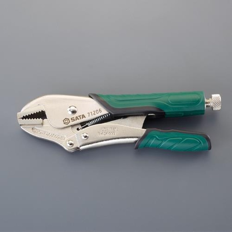 エスコ EA682LB-17 170mmロッキングプライヤー(ストレートジョー) 1個(ご注文単位1個)【直送品】