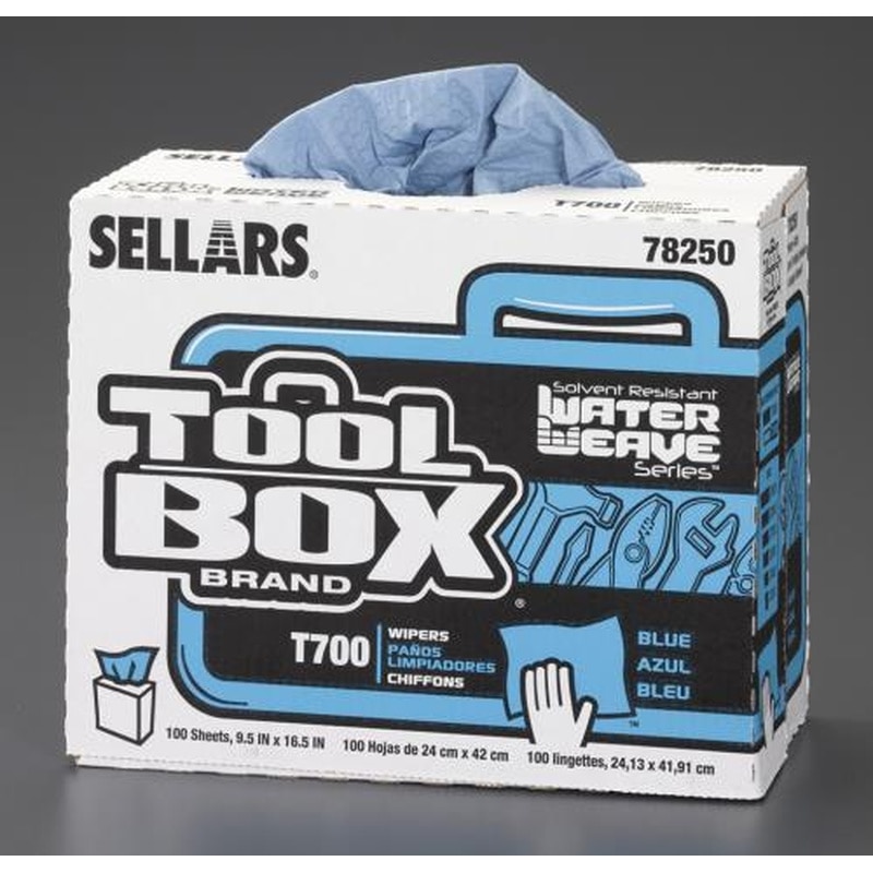 エスコ EA929AC-62 241x419mm工業用ワイパー(耐溶剤/特厚/100枚) 1個（ご注文単位1個）【直送品】