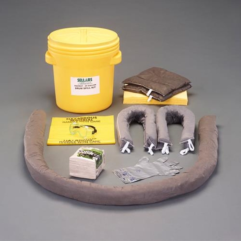 エスコ EA929DH-25 吸収材キット(液体・危険物用) 1個(ご注文単位1個)【直送品】