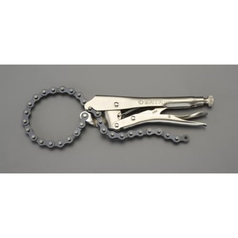 エスコ EA682LE-2 213mmチェーンロッキングクランプ 1個(ご注文単位1個)【直送品】