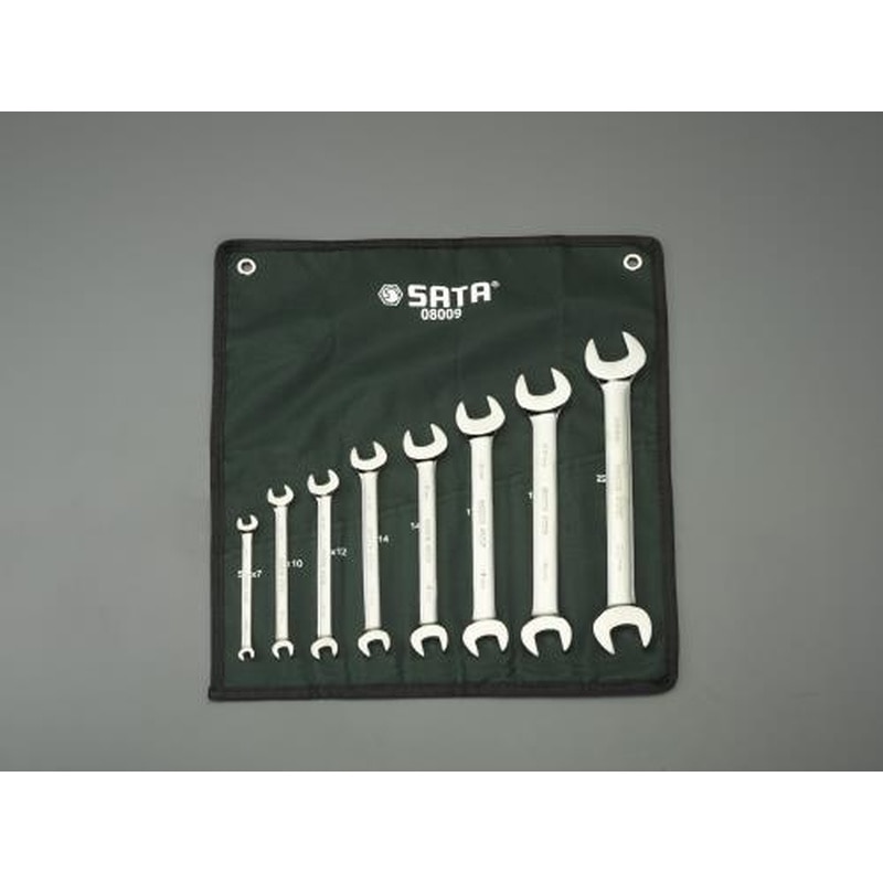 エスコ EA685AC-3 8本組/5.5-24mm両口スパナセット 1個（ご注文単位1個）【直送品】