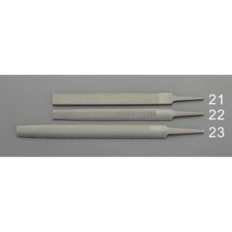 エスコ EA521PH-23 250mmやすり(半丸/木工用) 1個（ご注文単位1個）【直送品】