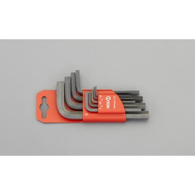 エスコ EA573GN-90 1.5-10.0mm/9本組［Hexagon]キーレンチ 1個（ご注文単位1個）【直送品】