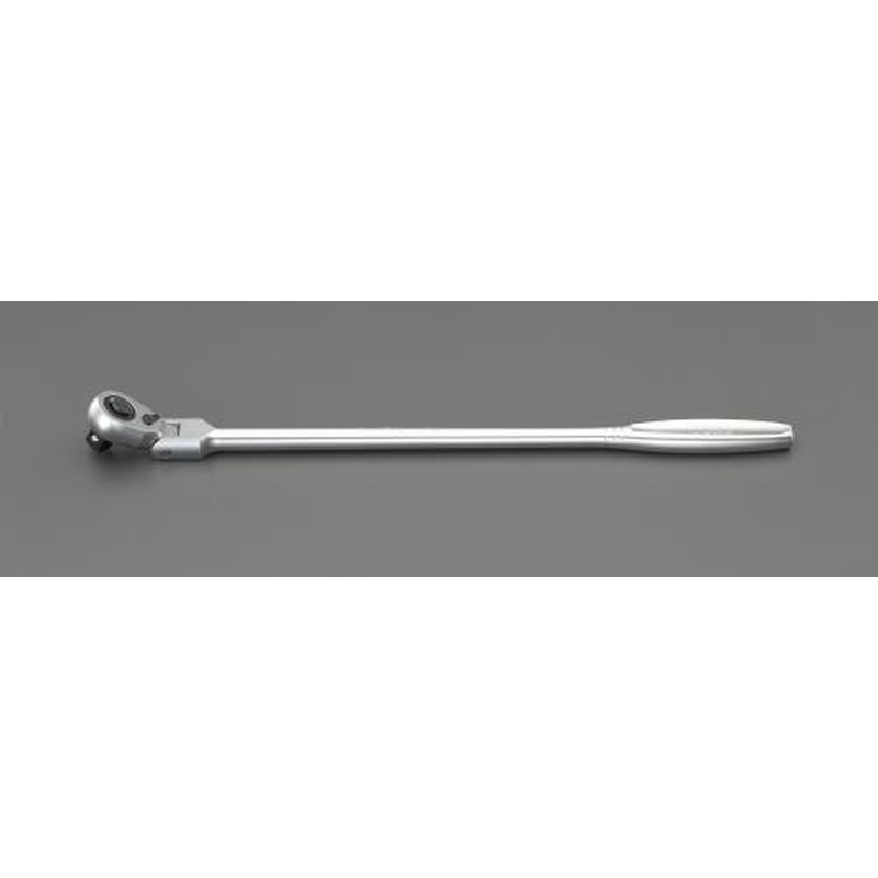 エスコ EA618KA-14 1/2”DRx428mmラチェットハンドル(スイベル式) 1個（ご注文単位1個）【直送品】