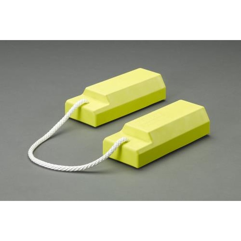 エスコ EA984SC-6 305x127x83mmホイールチョーク(ウレタン製/2個組) 1個（ご注文単位1個）【直送品】