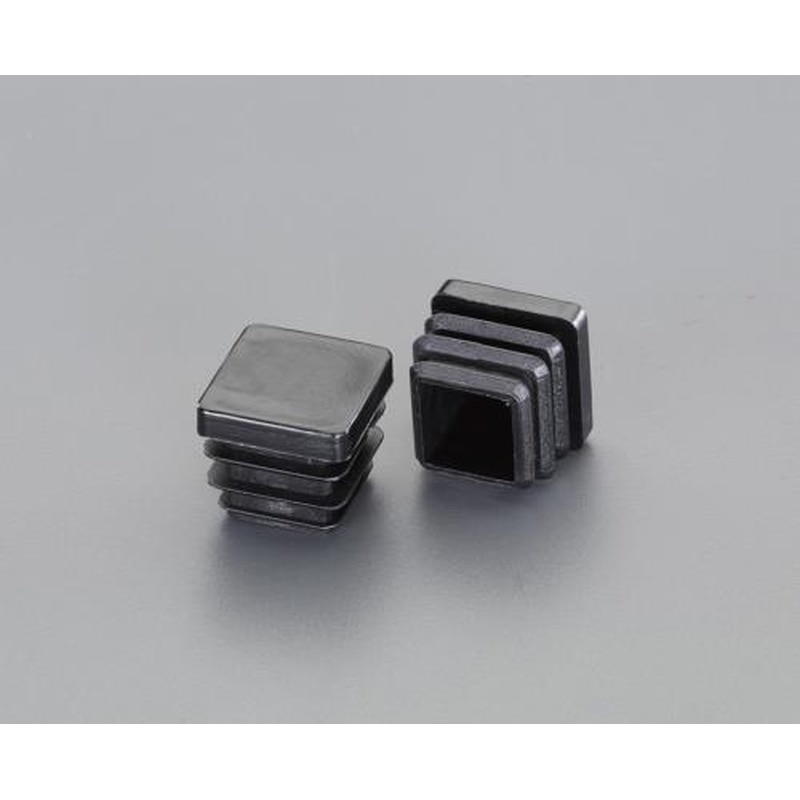 エスコ EA983FP-74 50x50mm角型保護キャップ(クロ/2個) 1個（ご注文単位1個）【直送品】