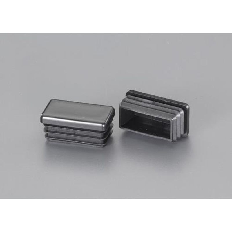 エスコ EA983FP-91 30x20mm角型保護キャップ(クロ/4個) 1個（ご注文単位1個）【直送品】