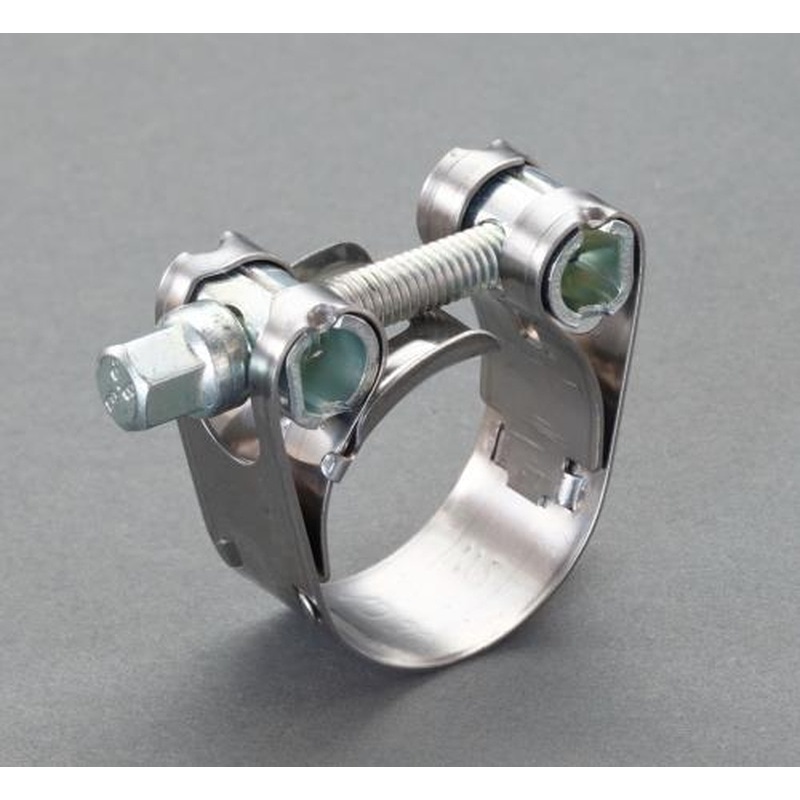 エスコ EA463BL-68 63-68mmT-BOLTクランプ(430ステンレス製) 1個(ご注文単位1個)【直送品】