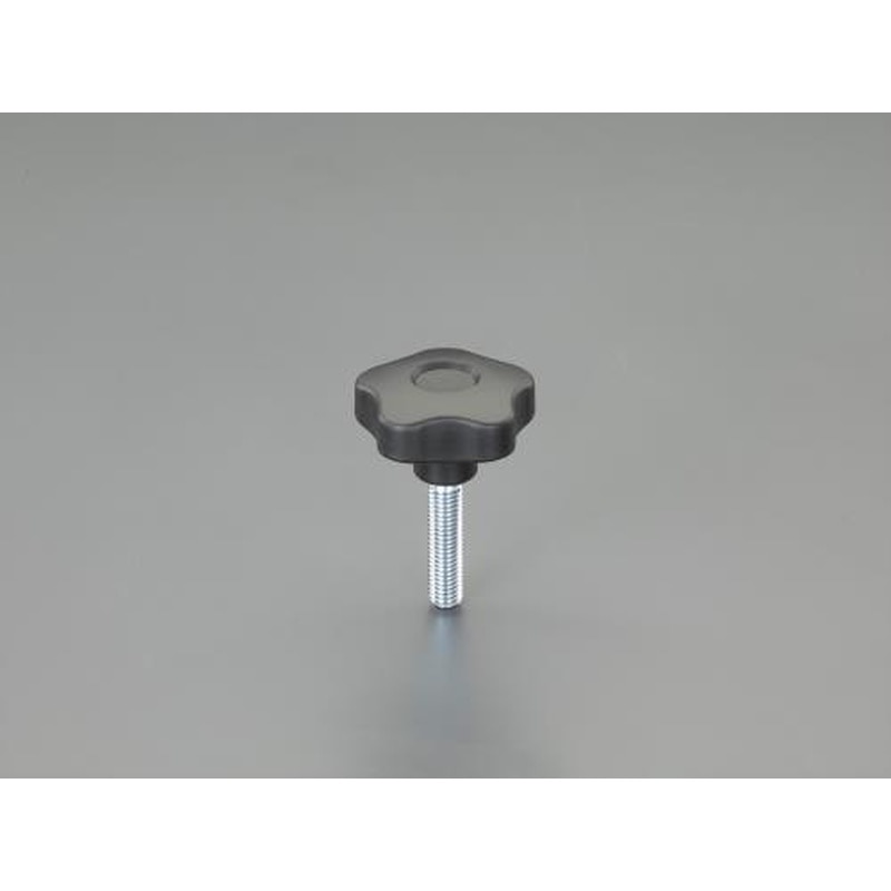 エスコ EA948AD-411 M6x25mm雄ねじノブ 1個（ご注文単位1個）【直送品】