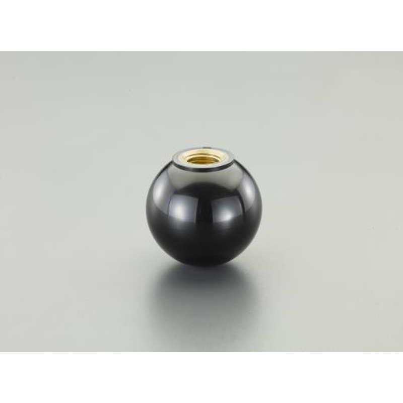 エスコ EA948AM-5 M8x32mm雌ねじプラスチックボール(ブラック) 1個（ご注文単位1個）【直送品】