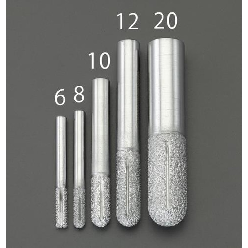 エスコ EA827ES-10 10mmダイヤモンドルーター(複合材用/先丸) 1個（ご注文単位1個）【直送品】