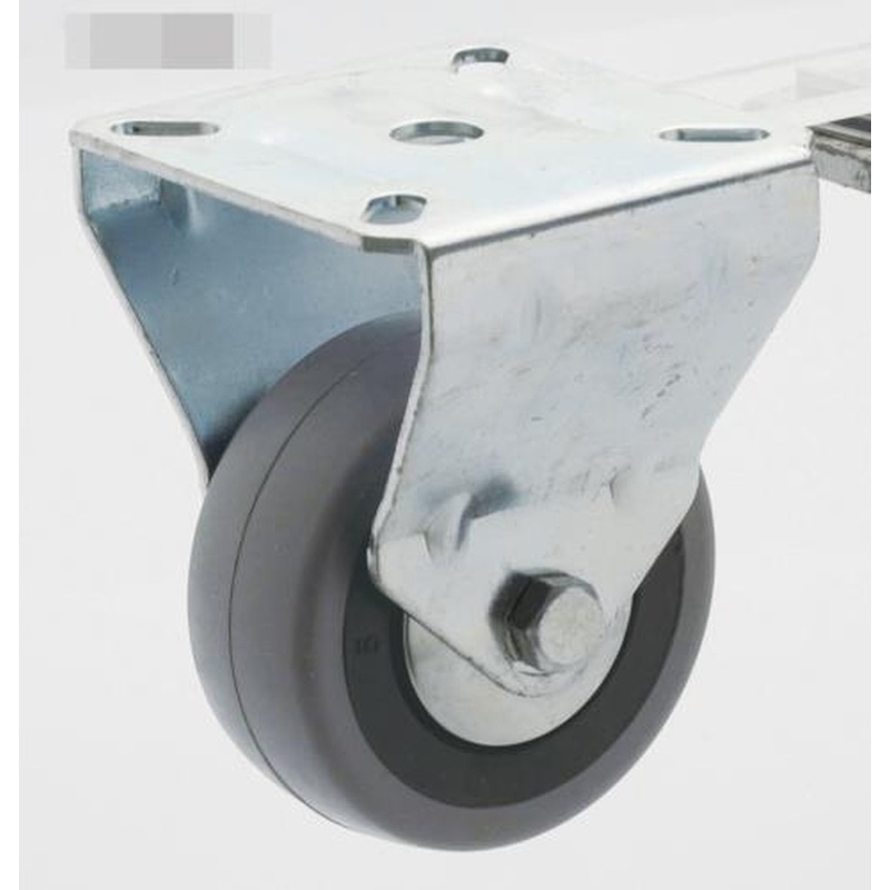 エスコ EA986FA-3 80mmキャスター(固定金具) 1個（ご注文単位1個）【直送品】