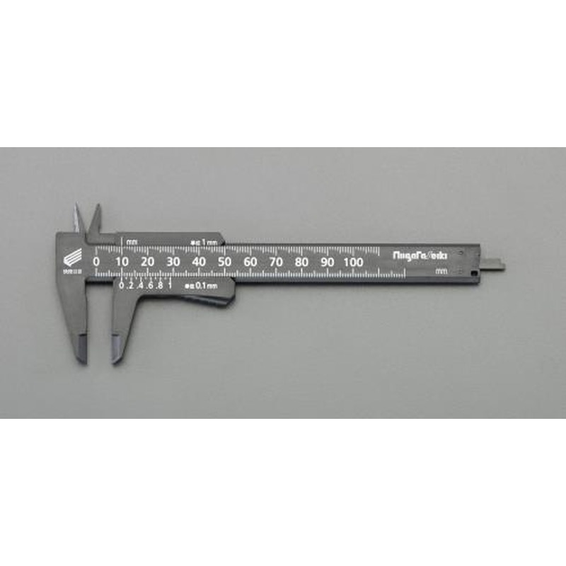 エスコ EA725C-31 70mmノギス(プラスチック製) 1個（ご注文単位1個）【直送品】