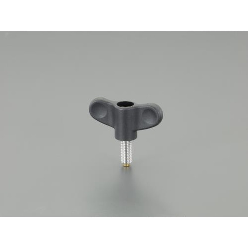 エスコ EA948BR-203 M8x20mm雄ねじウイングノブ(黄銅チップ付) 1個（ご注文単位1個）【直送品】