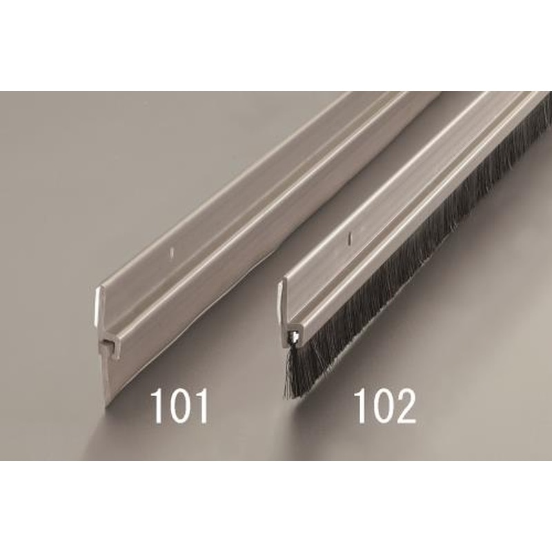 エスコ EA979K-101 17x1000㎜ドアシールブラシ(PVCプレート) 1個(ご注文単位1個)【直送品】