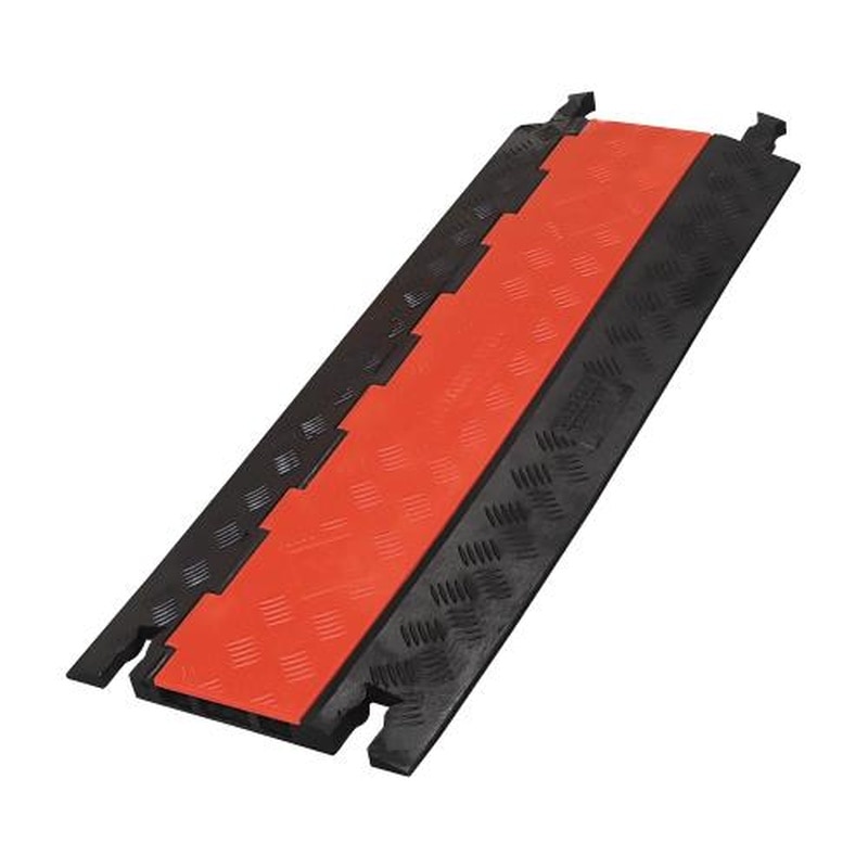 エスコ EA983PG-3 914x351x32mmケーブルプロテクター(3溝/低床型) 1個(ご注文単位1個)【直送品】