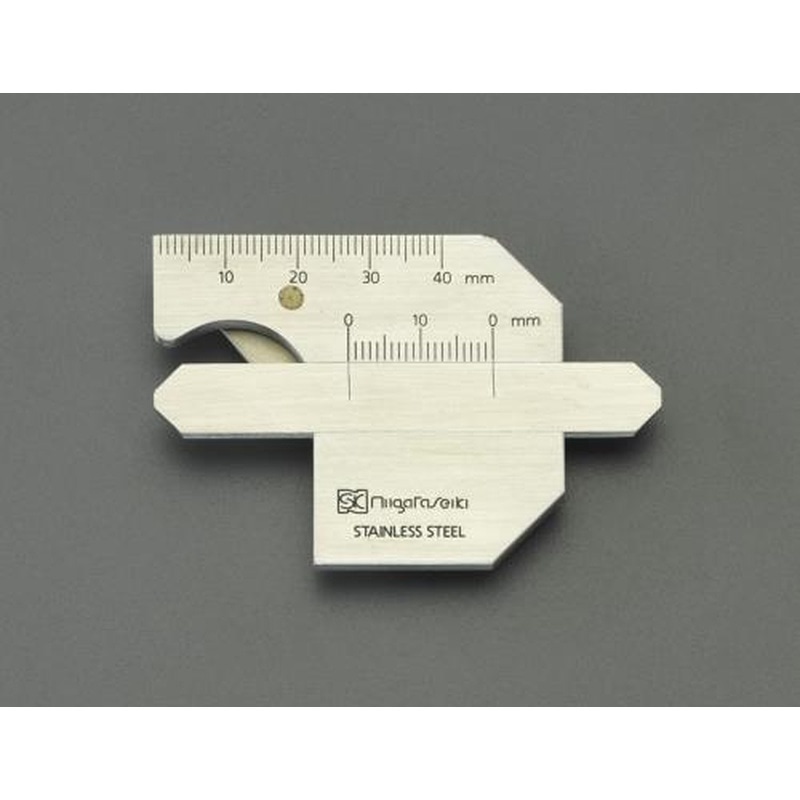 エスコ EA719K-15 溶接ゲージ(ステンレス製) 1個（ご注文単位1個）【直送品】