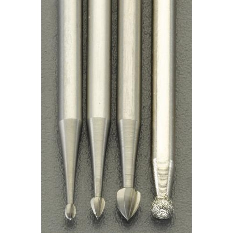 エスコ EA819WM-45 4本組ダイヤモンドビット＆ハイスドリルセット(2.35mm軸) 1個（ご注文単位1個）【直送品】