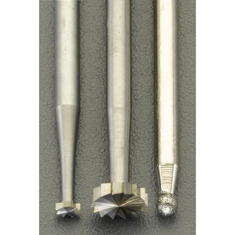 エスコ EA819WM-47 3本組ダイヤモンドビット＆ハイスドリルセット(2.35mm軸) 1個（ご注文単位1個）【直送品】