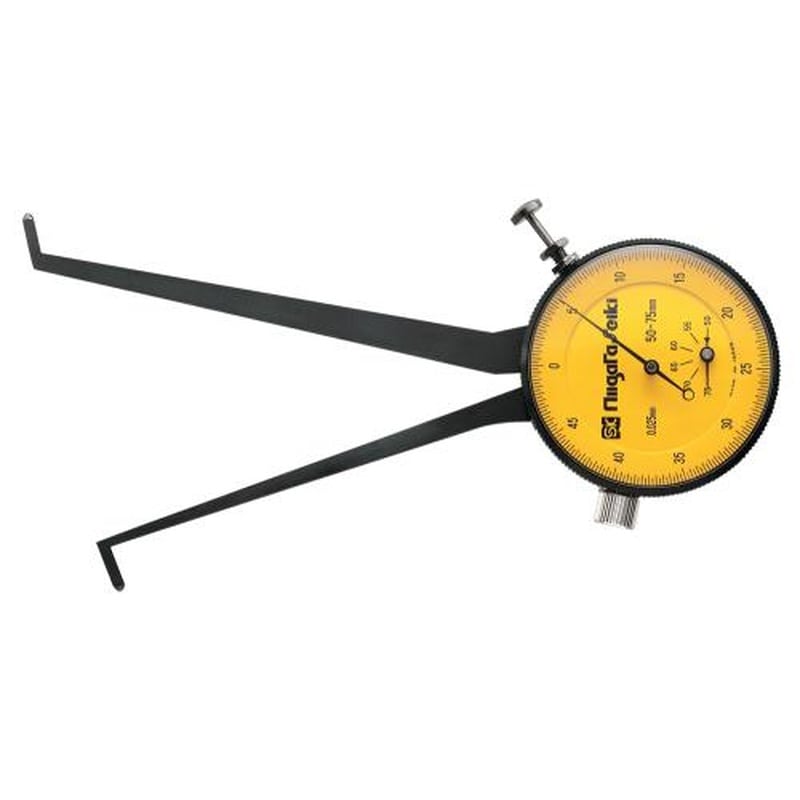 エスコ EA725AC-61 50-75mmダイヤルキャリパゲージ(内測用) 1個(ご注文単位1個)【直送品】