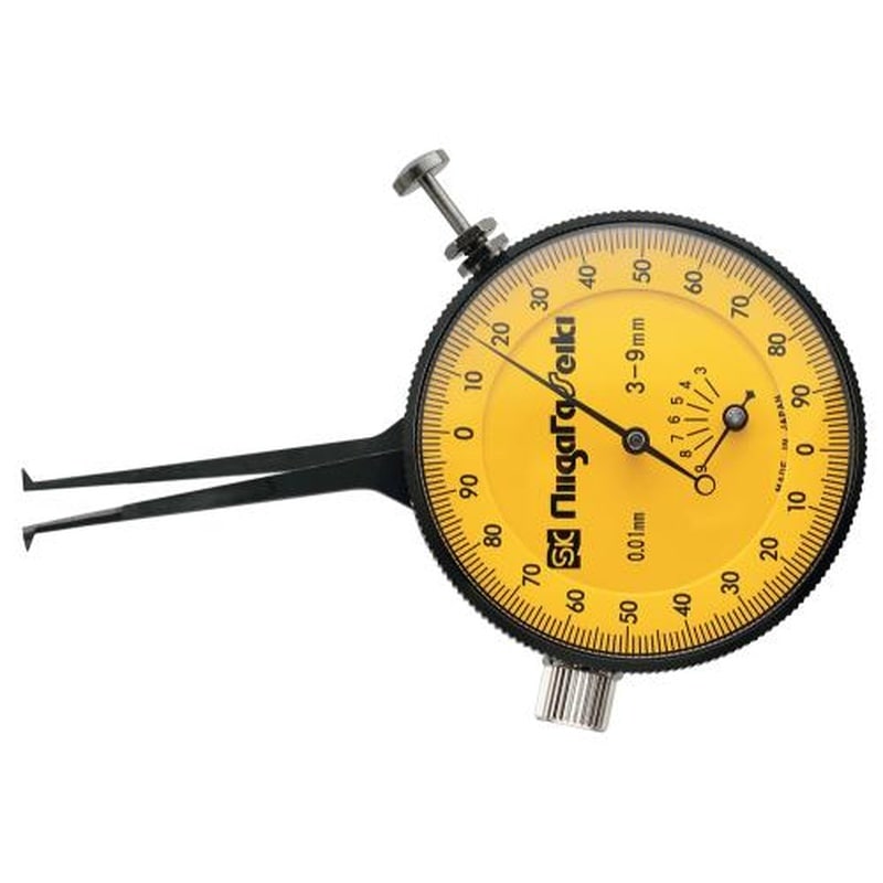 エスコ EA725AC-50 3-9mmダイヤルキャリパゲージ(内測用) 1個(ご注文単位1個)【直送品】