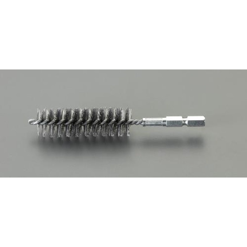 エスコ EA819BL-304 19mm六角軸付チューブラシ(スチール) 1個（ご注文単位1個）【直送品】