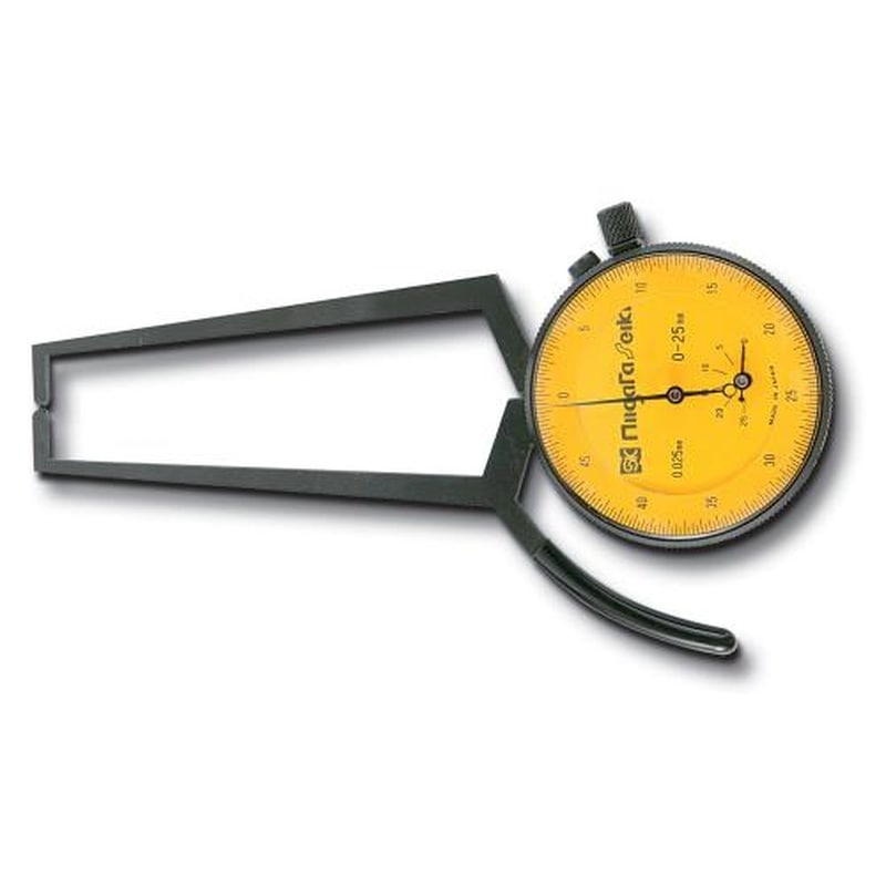 エスコ EA725AC-33 0-25mmダイヤルキャリパゲージ(外測用) 1個(ご注文単位1個)【直送品】