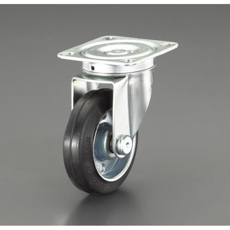 エスコ EA986PP-13 100mmキャスター(自在金具) 1個(ご注文単位1個)【直送品】