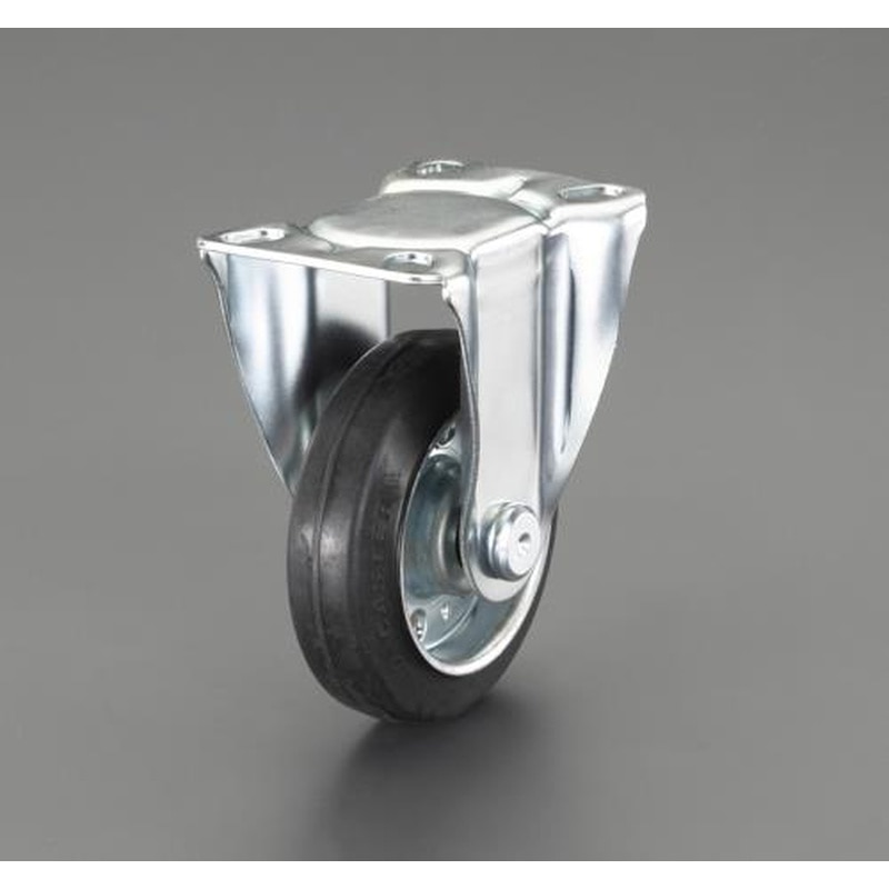 エスコ EA986PP-3 100mmキャスター(固定金具) 1個(ご注文単位1個)【直送品】