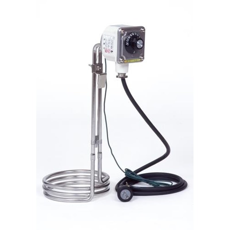 エスコ EA896AH-2 AC100V/1.0kW油用投込みヒーター(温調付) 1個（ご注文単位1個）【直送品】