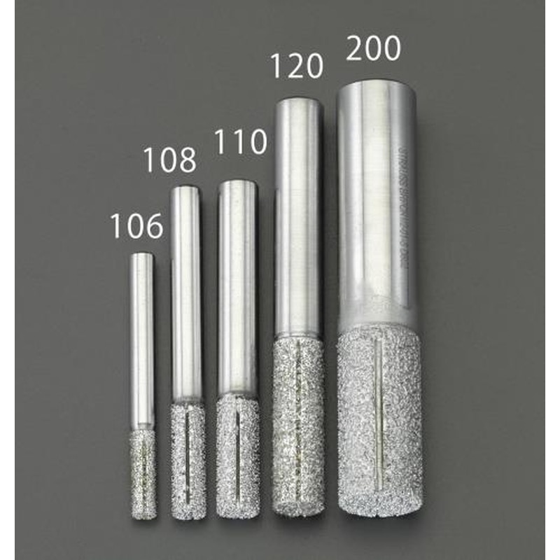 エスコ EA827ES-120 12mmダイヤモンドルーター(複合材用/円筒) 1個（ご注文単位1個）【直送品】