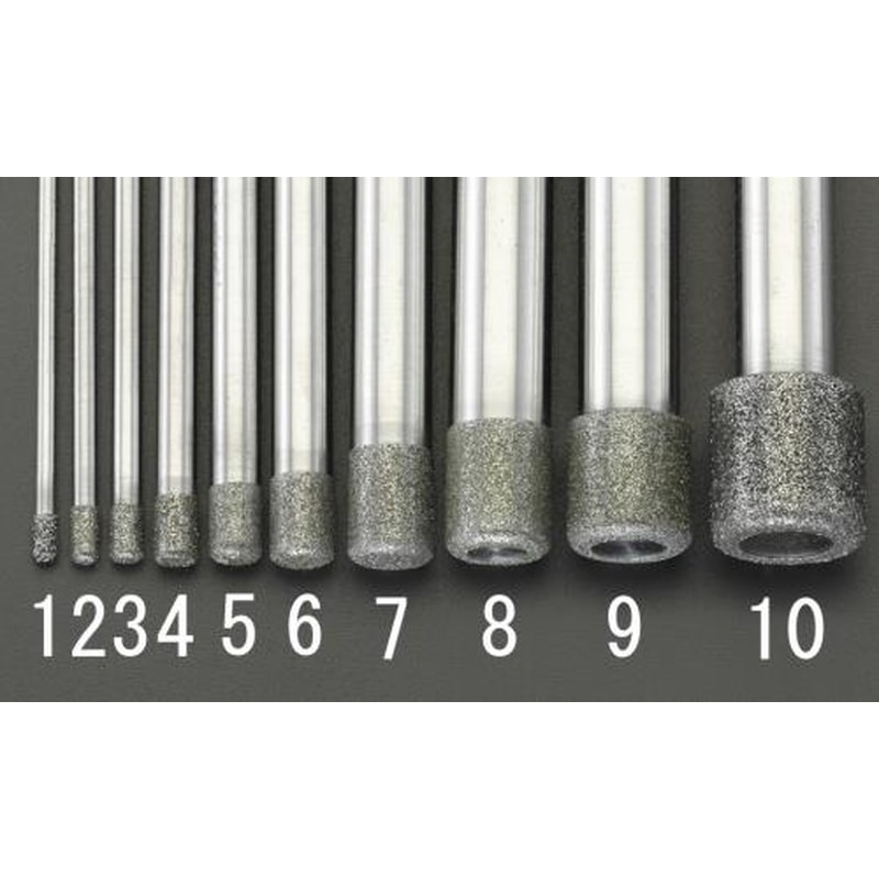 エスコ EA819DY-3 3.5x5.0x80mmダイヤモンドバー(3mm軸) 1個（ご注文単位1個）【直送品】