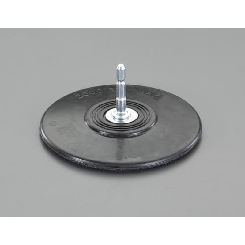 エスコ EA809ZB-7A φ125mm軸付ラバーパット(マジック式・インパクト用) 1個（ご注文単位1個）【直送品】