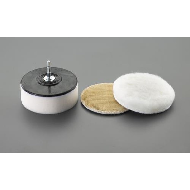 エスコ EA809PB-20A φ125mmポリッシャーセット(1/4”Hex軸) 1個(ご注文単位1個)【直送品】