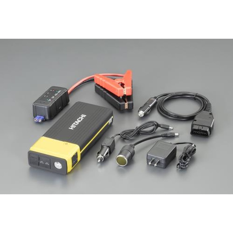 エスコ EA812HF-12A DC12V・USBポータブル電源 1個（ご注文単位1個）【直送品】