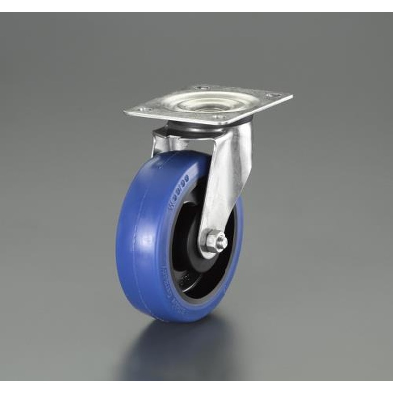 エスコ EA986KA-61 100mmキャスター(自在金具・ステンレス製) 1個（ご注文単位1個）【直送品】