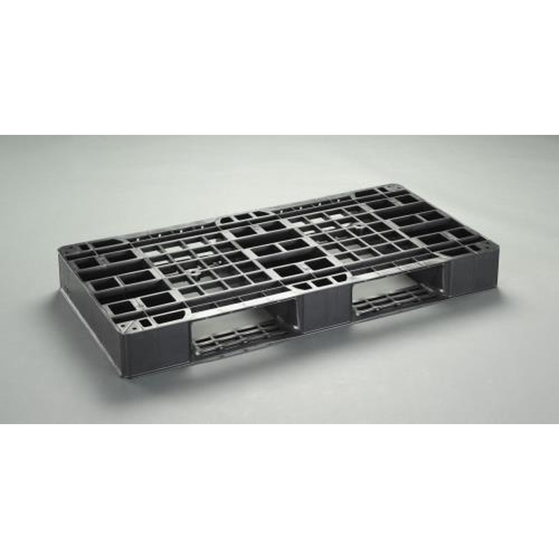 エスコ EA985P-21 1100x550x120mm/パレット・PP製(ハーフサイズ/2枚) 1個（ご注文単位1個）【直送品】