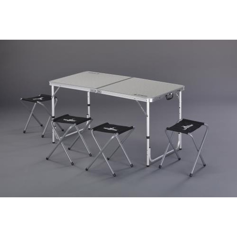 エスコ EA913YA-51 1200x600x690mm/370mmテーブル・チェアーセット 1個（ご注文単位1個）【直送品】