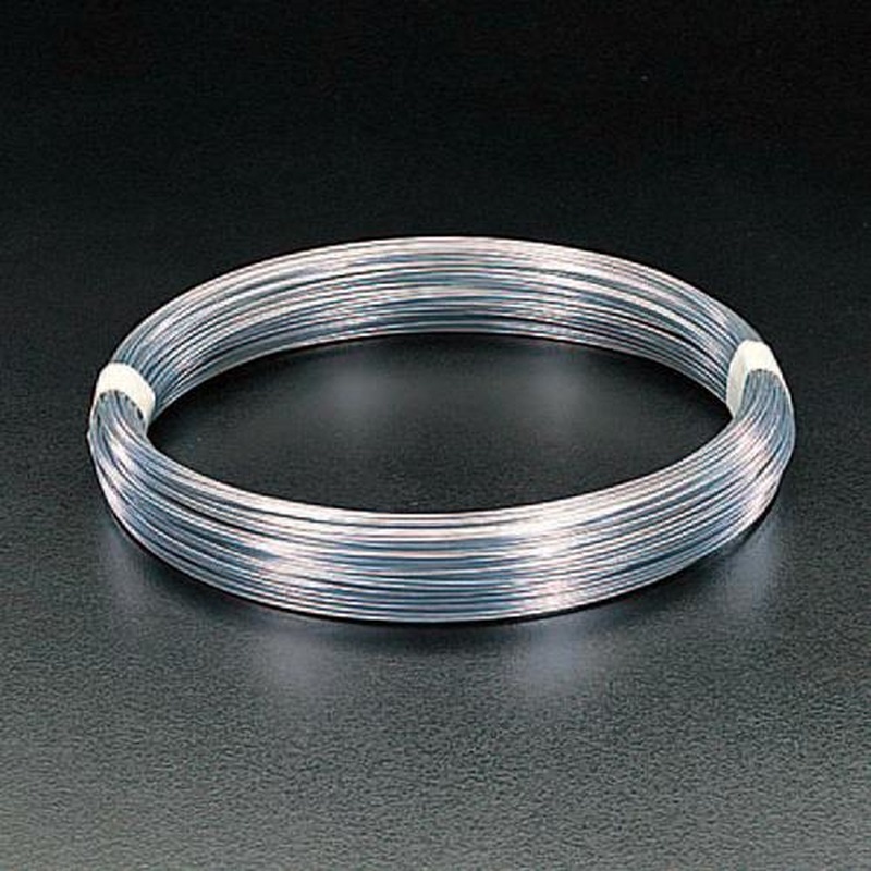 エスコ EA951AK-2.5A 2.6mmx24m/#12ユニクロメッキ鉄線(1kg) 1個(ご注文単位1個)【直送品】