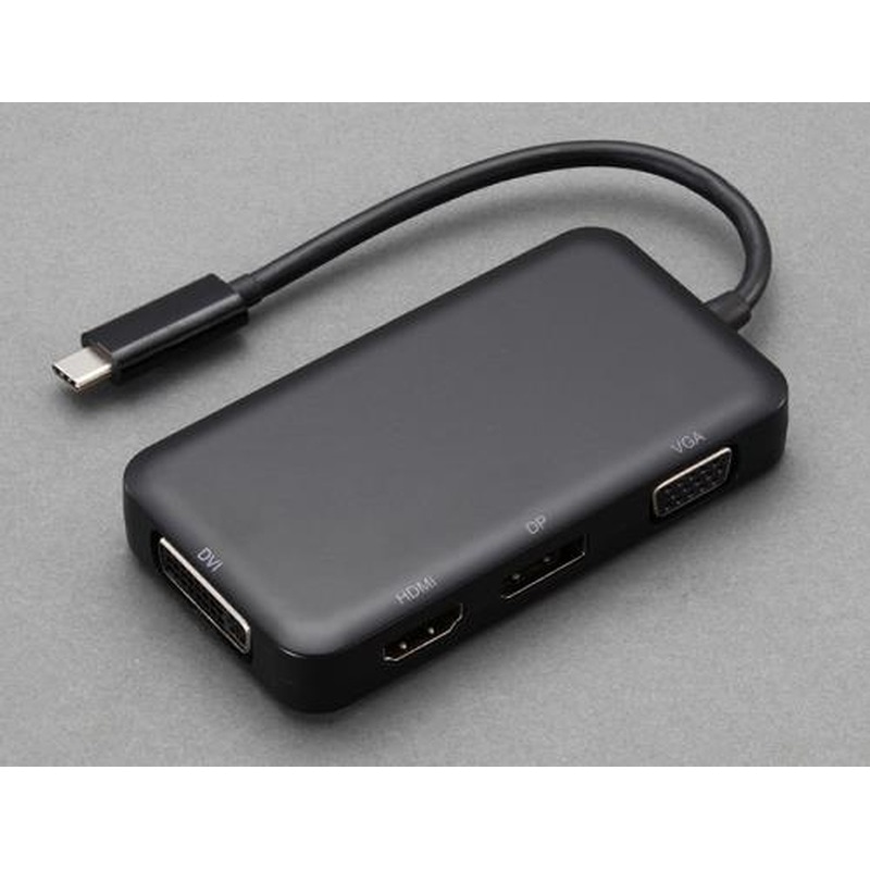 エスコ EA764AC-103 変換アダプター(USBTypeC-HDMI・他) 1個（ご注文単位1個）【直送品】
