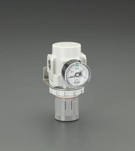 エスコ EA153SR-103 Rc 3/8直動精密エアーレギュレーター(ブラケット付) 1個 （ご注文単位1個）【直送品】