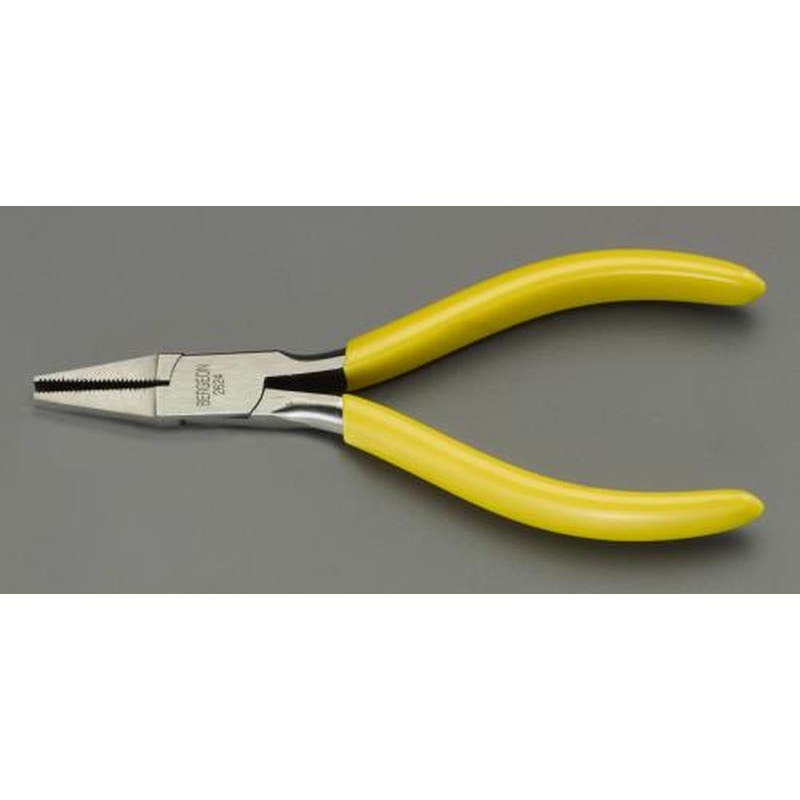 エスコ EA537HA-1 130mm精密プライヤー(フラット/ギザ付) 1個（ご注文単位1個）【直送品】