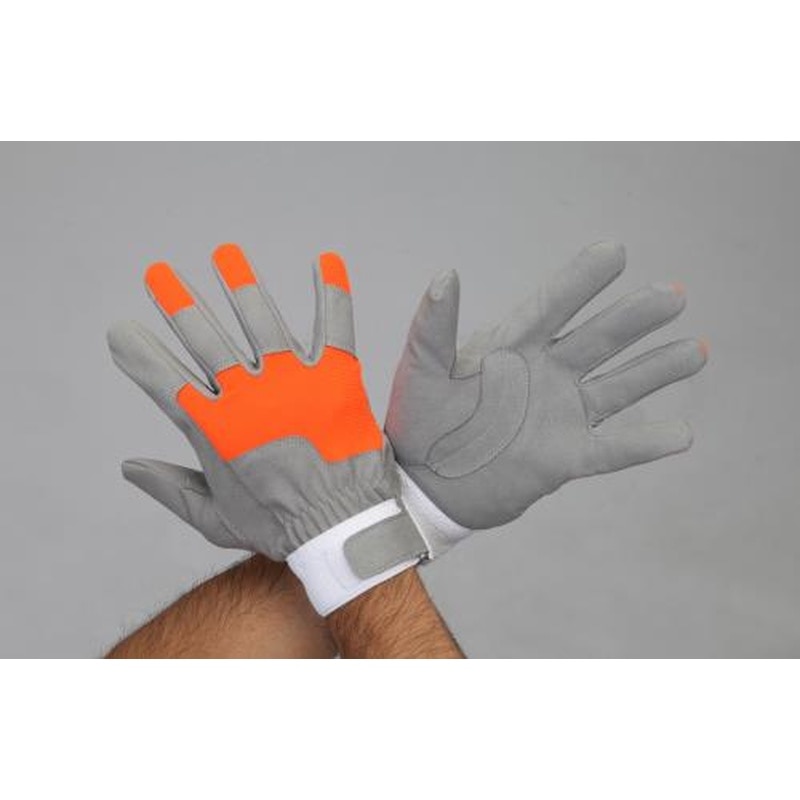 エスコ EA353BK-72[L]手袋(レスキュー・人工皮革) 1個（ご注文単位1個）【直送品】